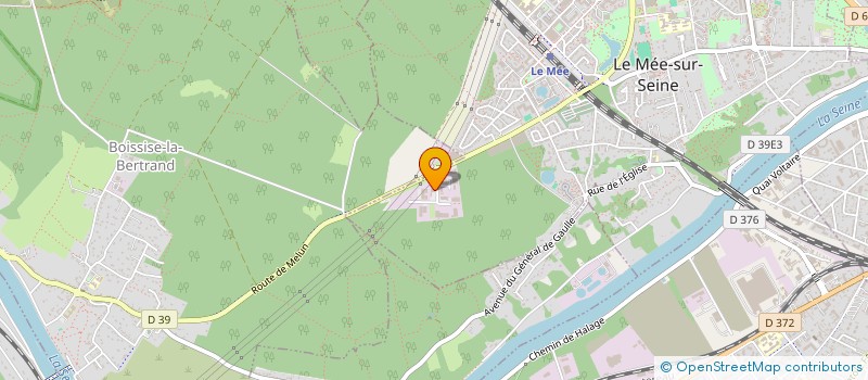 localisation de l'entreprise SCI C.A.O.  LE MEE-SUR-SEINE