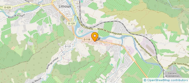 localisation de l'entreprise SCI C.A.P.I.  LIMOUX