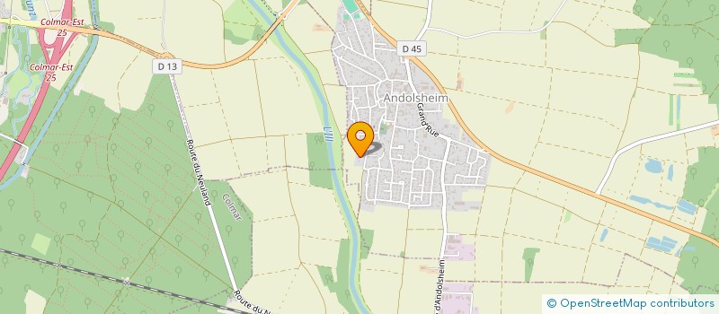 localisation de l'entreprise SCI C.A.R.  ANDOLSHEIM