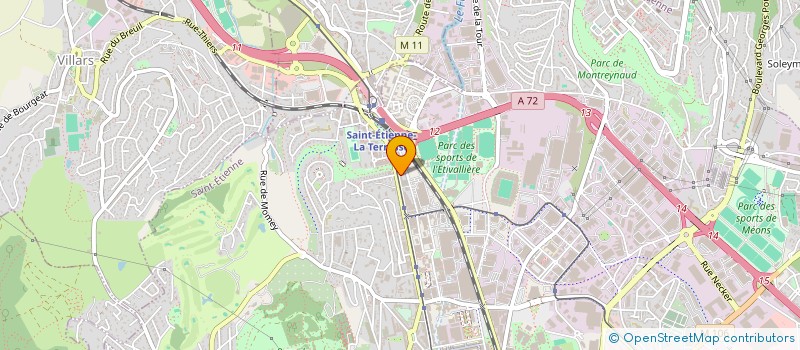 localisation de l'entreprise SCI C A R M  SAINT-ETIENNE