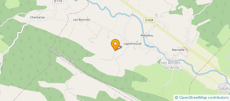 localisation de l'entreprise SCI C.A.S.A.R.D à LES BORDES-SUR-ARIZE