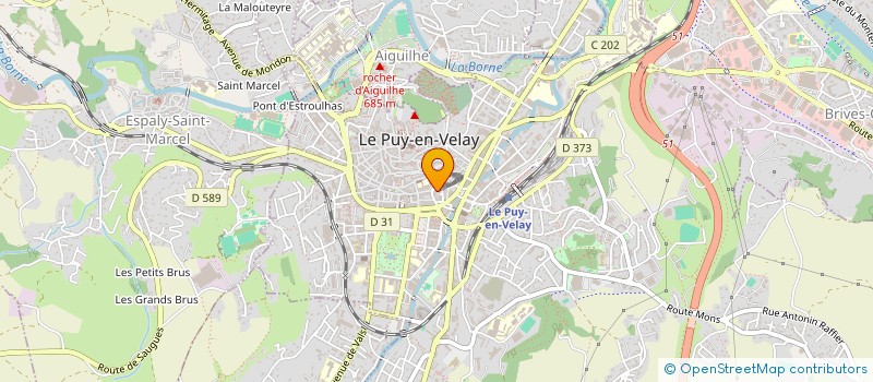 localisation de l'entreprise SCI C.A.S.H  LE PUY-EN-VELAY