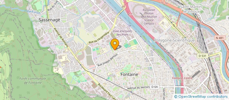 localisation de l'entreprise SCI C A T S P Y  FONTAINE