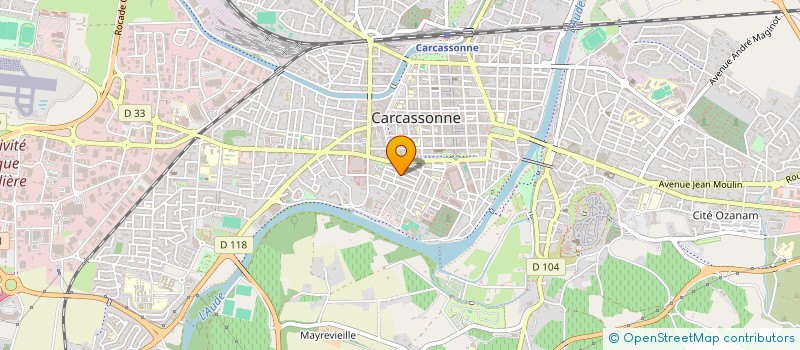 localisation de l'entreprise SCI C.A.T.Y à CARCASSONNE