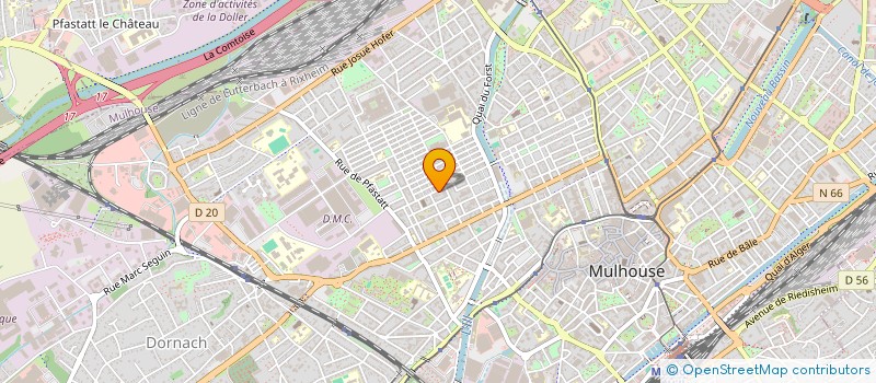 localisation de l'entreprise SCI C.A.Y.  MULHOUSE