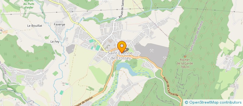 localisation de l'entreprise SCI C AND J  SAINT-ETIENNE-DE-CROSSEY