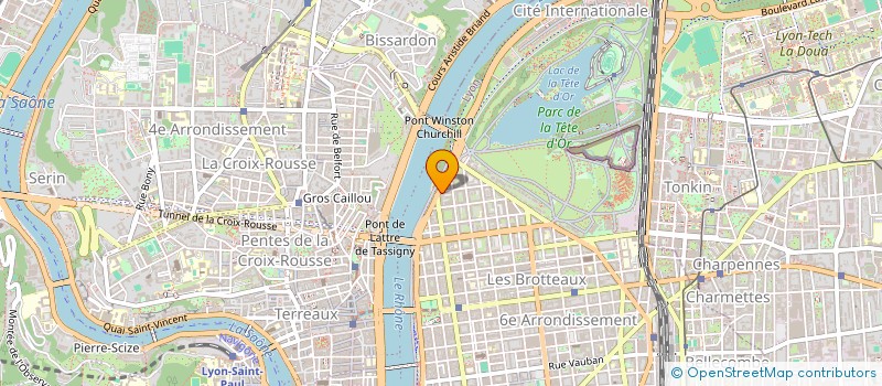 localisation de l'entreprise SCI  C.B  LYON