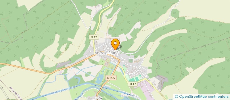 localisation de l'entreprise SCI C.B.  ANCY-LE-LIBRE