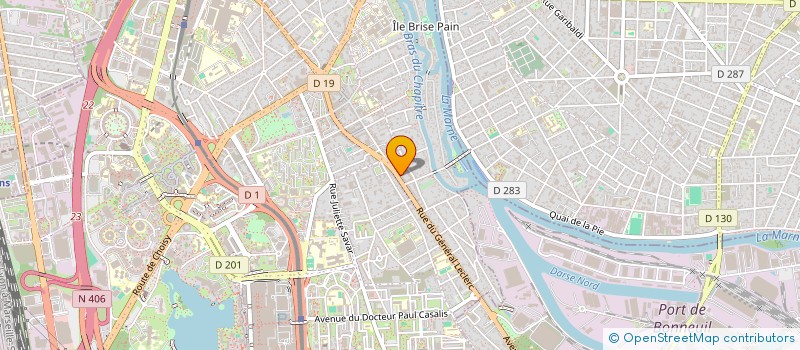localisation de l'entreprise SCI C.B. à CRETEIL
