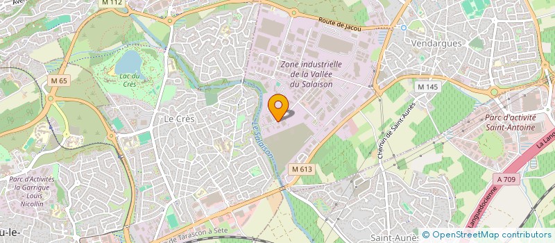 localisation de l'entreprise SCI C & B à VENDARGUES