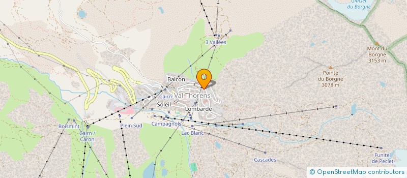 localisation de l'entreprise SCI C&B  LES BELLEVILLE