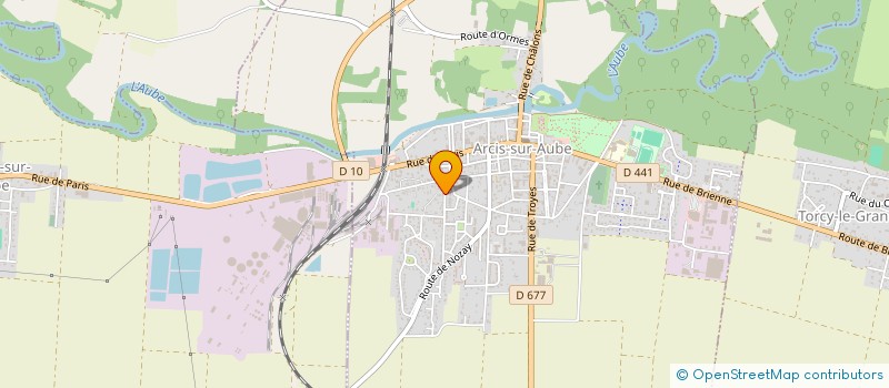 localisation de l'entreprise SCI C&B  ARCIS-SUR-AUBE