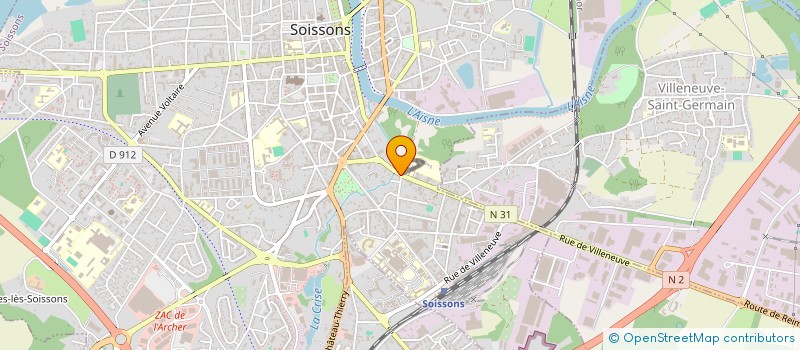 localisation de l'entreprise SCI C.B.B.R. à SOISSONS