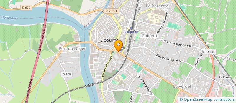 localisation de l'entreprise SCI C B C à LIBOURNE