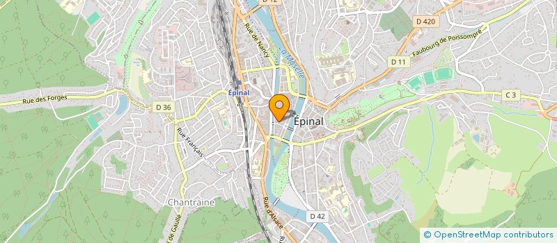 localisation de l'entreprise SCI C.B. CASA INVEST à EPINAL