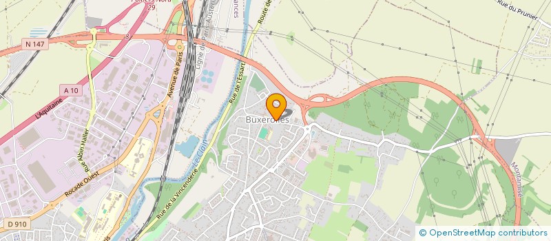 localisation de l'entreprise SCI C.B.E. 38  BUXEROLLES