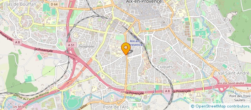 localisation de l'entreprise SCI C.B.E. à AIX-EN-PROVENCE