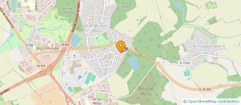 localisation de l'entreprise SCI C-B & FILS  METZ