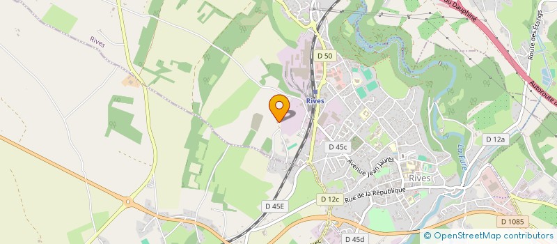 localisation de l'entreprise SCI C.B.K  RIVES