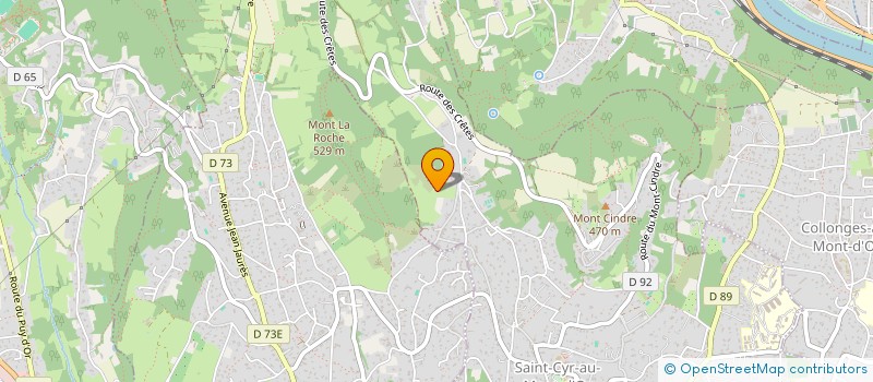 localisation de l'entreprise SCI C&B LEROY  SAINT CYR AU MONT D OR