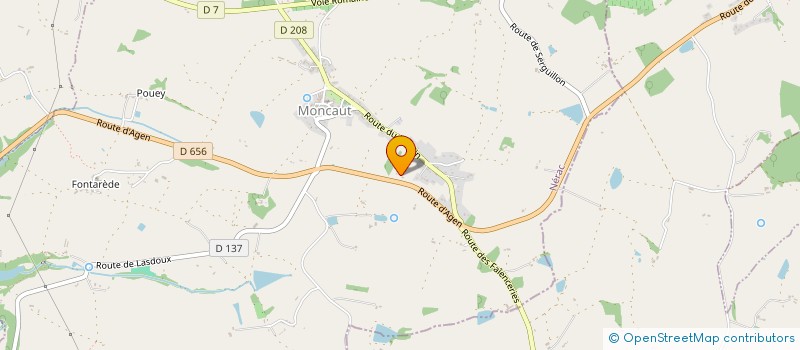 localisation de l'entreprise SCI C.B. PRO  ESTILLAC