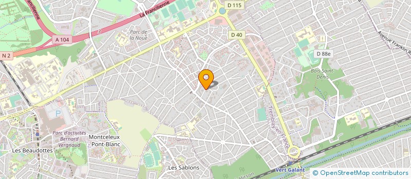 localisation de l'entreprise SCI C.B.T à VILLEPINTE