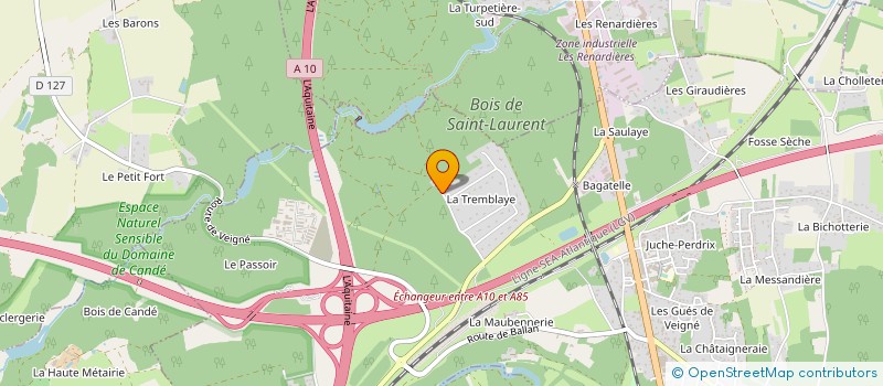 localisation de l'entreprise SCI C.B. VAILLANT à VEIGNE