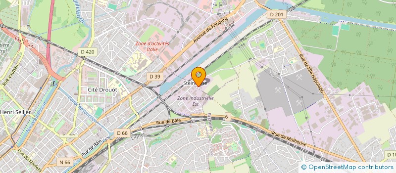 localisation de l'entreprise SCI C'BIGBANG  ILLZACH