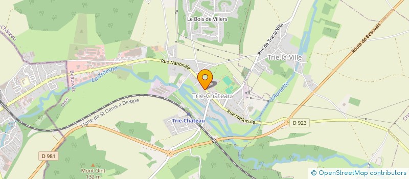 localisation de l'entreprise SCI C.BM  TRIE-CHATEAU