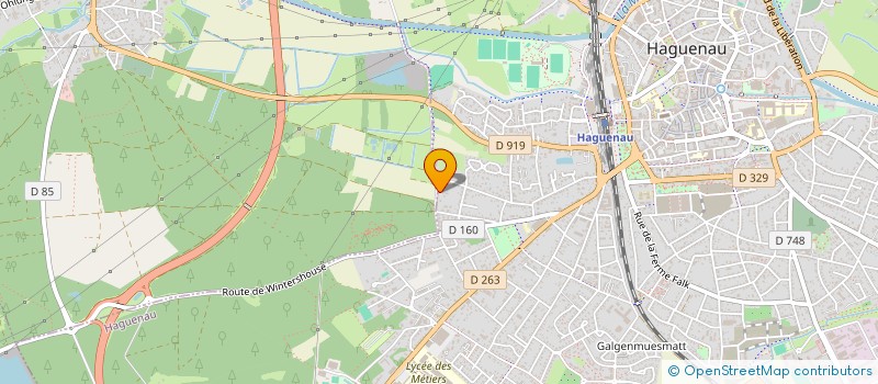 localisation de l'entreprise SCI C-C  HAGUENAU