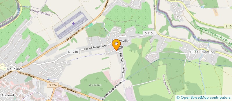 localisation de l'entreprise SCI C.C. à SARREGUEMINES