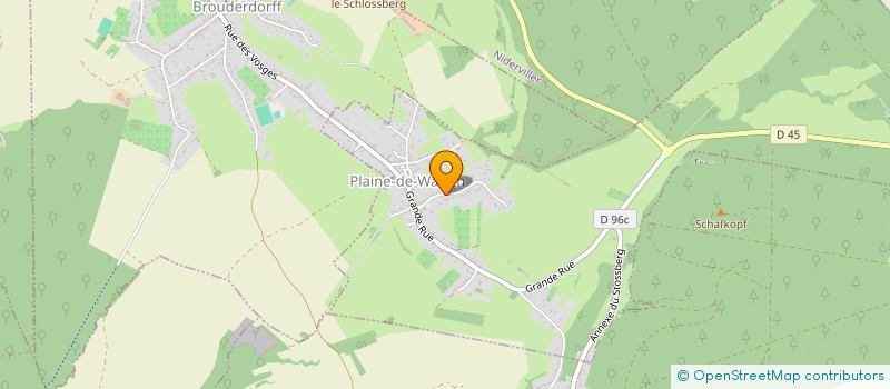 localisation de l'entreprise SCI C.C  PLAINE-DE-WALSCH