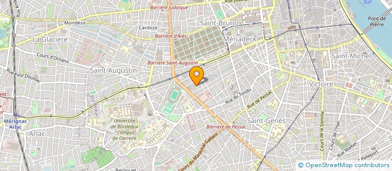 localisation de l'entreprise SCI C.C.  BORDEAUX