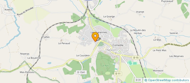 localisation de l'entreprise SCI C&C  NEXON