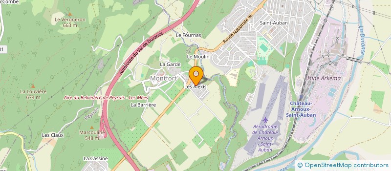 localisation de l'entreprise SCI C&C  MONTFORT