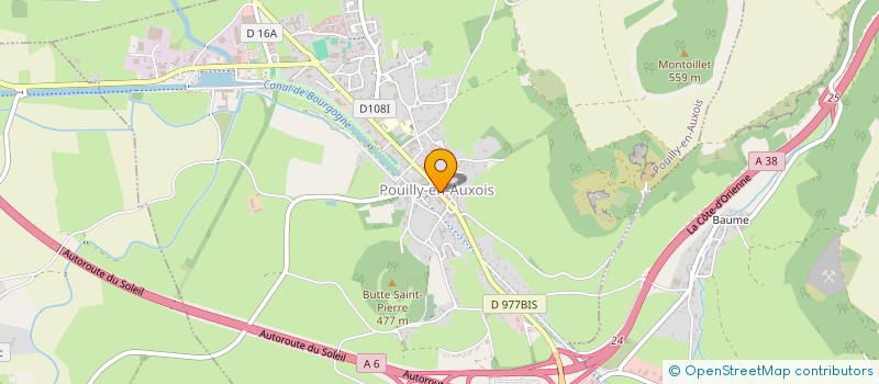 localisation de l'entreprise SCI C&C  POUILLY-EN-AUXOIS