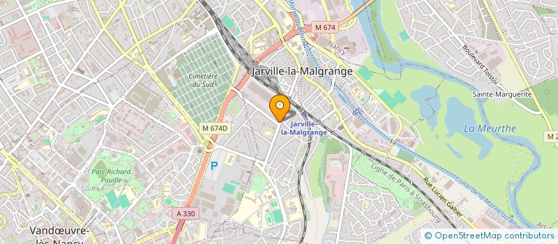 localisation de l'entreprise SCI C C A  JARVILLE-LA-MALGRANGE