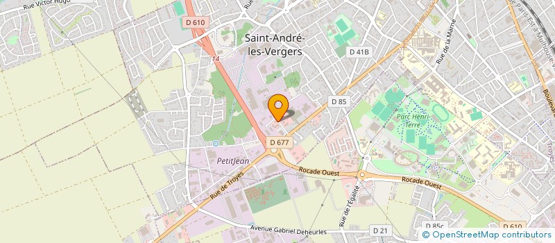 localisation de l'entreprise SCI C.C.A  SAINT-ANDRE-LES-VERGERS