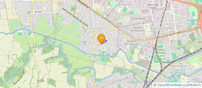 localisation de l'entreprise SCI C-C-C-B  ECKBOLSHEIM