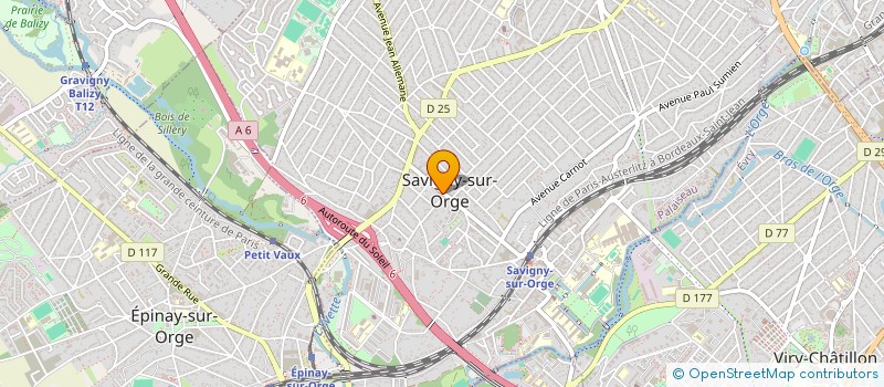 localisation de l'entreprise SCI C.C.C.P.  SAVIGNY-SUR-ORGE
