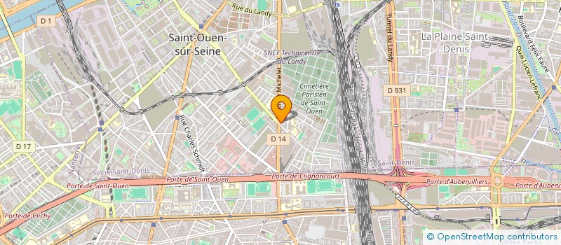 localisation de l'entreprise SCI C.C.C.P. à SAINT-OUEN-SUR-SEINE