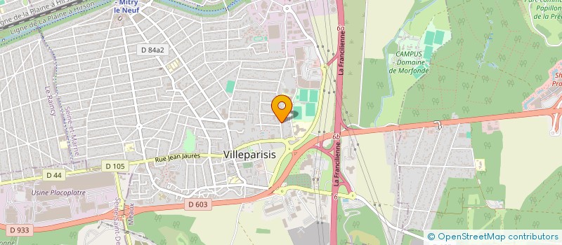 localisation de l'entreprise SCI C.C.D.  VILLEPARISIS