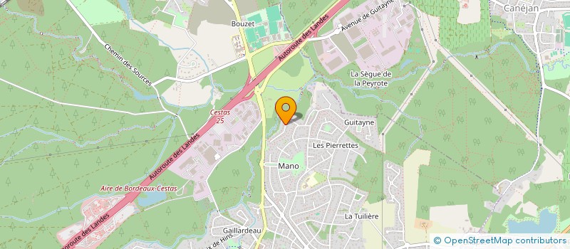 localisation de l'entreprise SCI C C E L  CESTAS