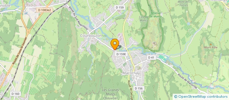 localisation de l'entreprise SCI C.C. IMMO  MACORNAY