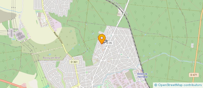 localisation de l'entreprise SCI C&C IMMOBIIER  OZOIR-LA-FERRIERE