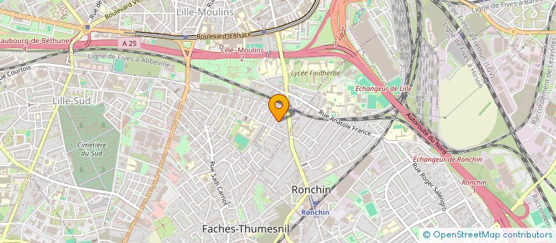 localisation de l'entreprise SCI C&C IMMOBILIER à LILLE