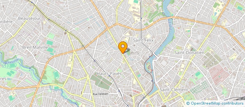 localisation de l'entreprise SCI C.C.L. BRIAND  NANTES