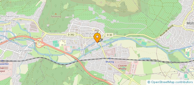 localisation de l'entreprise SCI C.C.L.E.  MUTZIG