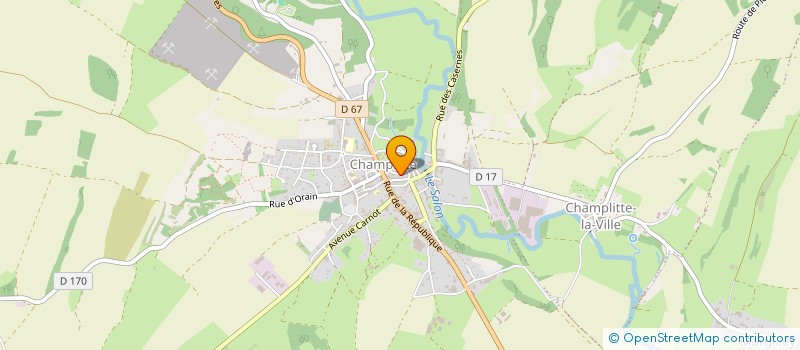 localisation de l'entreprise SCI C.C.M. à CHAMPLITTE