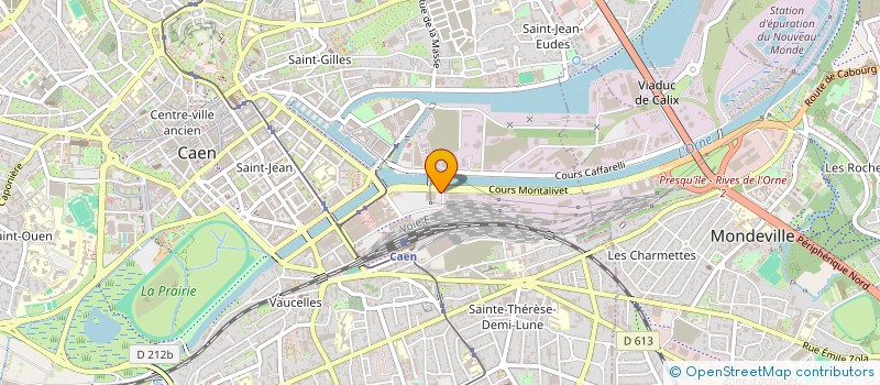 localisation de l'entreprise SCI C C M à CAEN